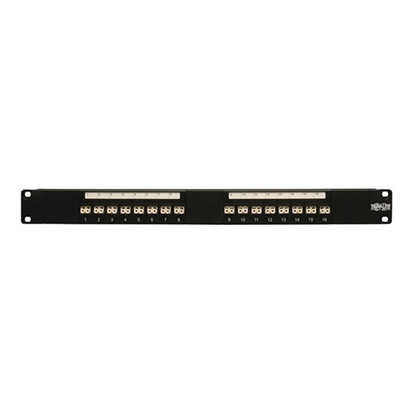 16-Port Fiber Patch Panel 1U LC LC Multimode or Singlemode