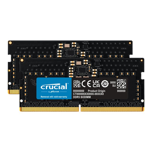 16GB Kit2x8GB DDR5-4800 SODIMM Crucial