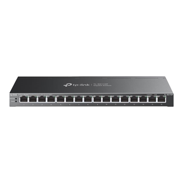 16x 10/100/1000 Mbps RJ45 ports