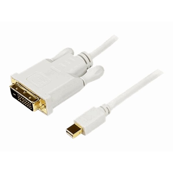 1.8m Mini DisplayPort MDP to DVI Adapter