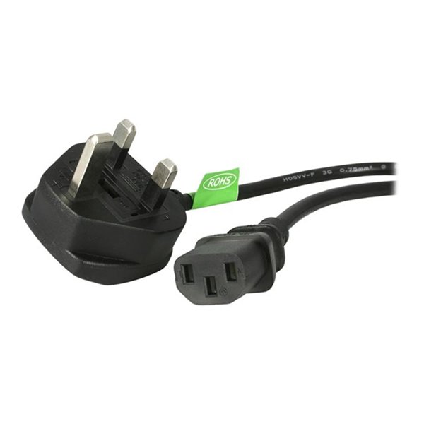 1.8m Standard UK Computer Power Cord