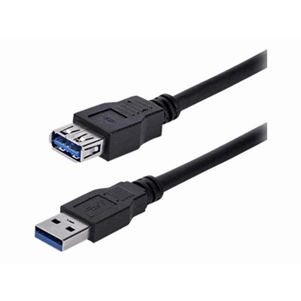 1m Black USB 3.0 Extension Cable M/F