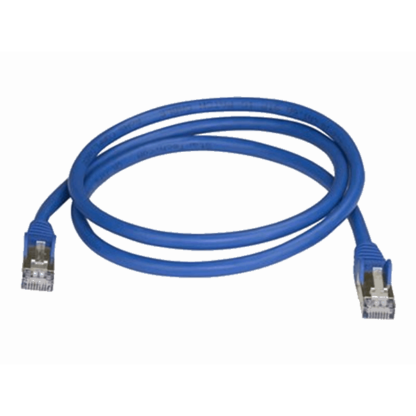 1m Blue Cat6a Ethernet Cable - STP