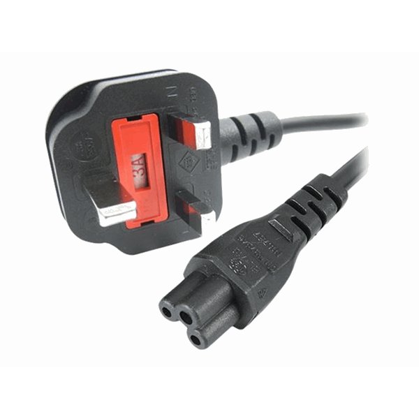 1m C5 UK Laptop Power Cord - BS-1363