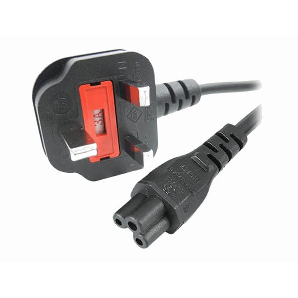 1m C5 UK Laptop Power Cord - BS-1363