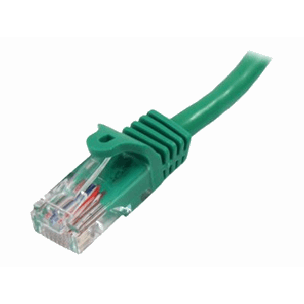 1m Green Snagless UTP Cat5e Patch Cable