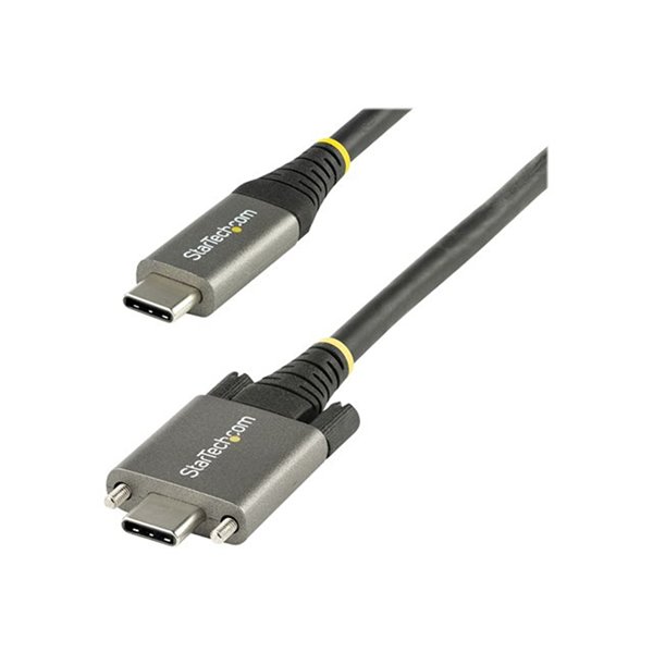 1m Side Screw Locking USB C Cable 10Gbps