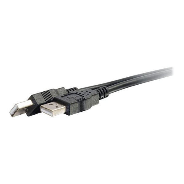 1m USB 2.0 A MALE/A MALE CBL BLK
