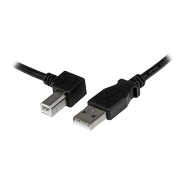 1m USB 2.0 A to Left Angle B Cable M/M