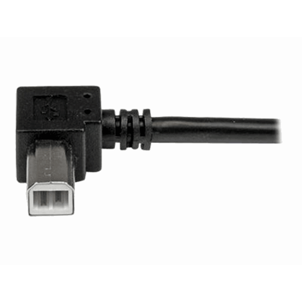 1m USB 2.0 A to Right Angle B Cable M/M