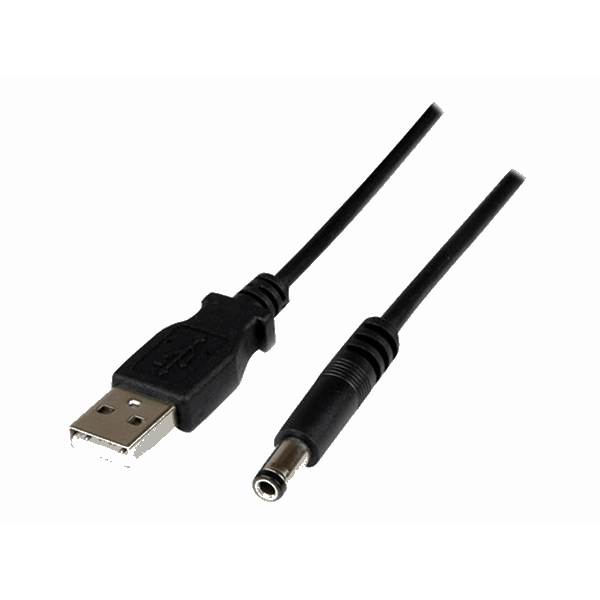 1m USB to 5V DC Power Cable