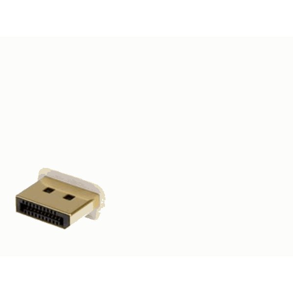 1m White Mini DP to DP 1.2 Cable