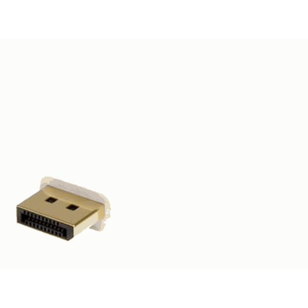 1m White Mini DP to DP 1.2 Cable