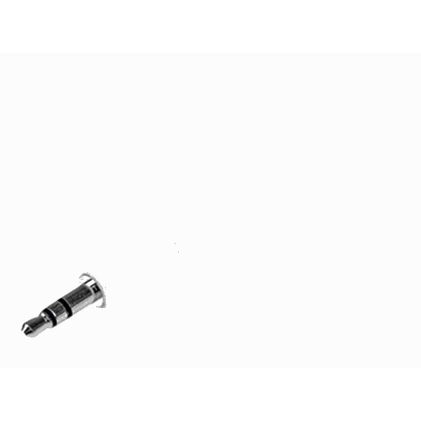 1m White Slim 3.5mm Stereo Audio Cable