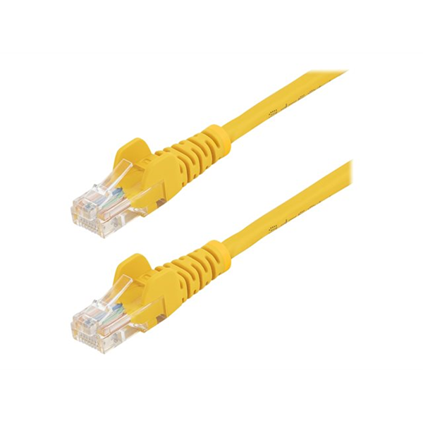 1m Yellow Snagless UTP Cat5e Patch Cable