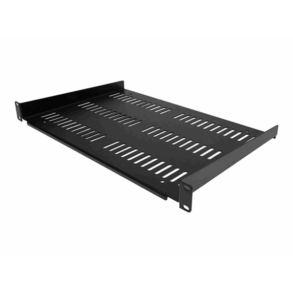 1U Vented Server Rack Cabinet Shelf 12in