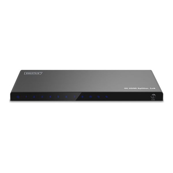 1x8 HDMI Splitter. 4K/60Hz HDCP 2.3. EDI