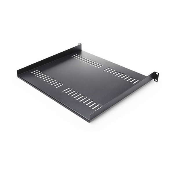 2-Pack 1U Server Rack Shelf Vented