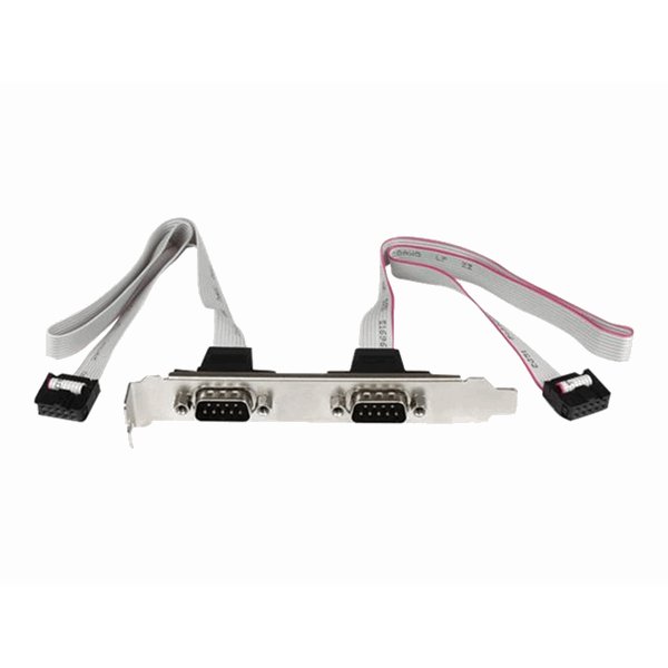 2 Port DB9 Serial Port Bracket Header