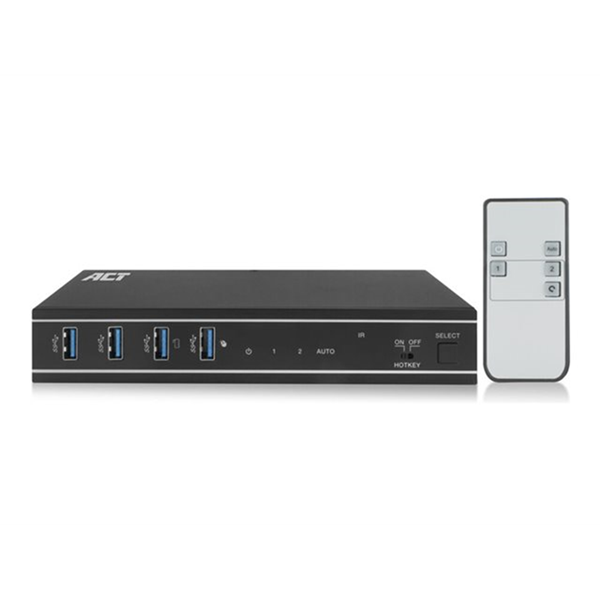 2-Port HDMI 4K@60Hz KVM switch USB 3.2 Gen1 (USB 3.0)