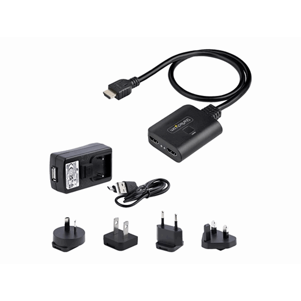 2-Port HDMI Splitter 1 In 2 Out, 4K 60Hz