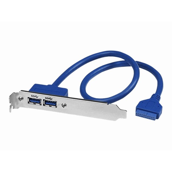 2 Port USB 3 A Female Slot Plate Adapter 2 Port USB 3 A Female Slot Plate Adapter
