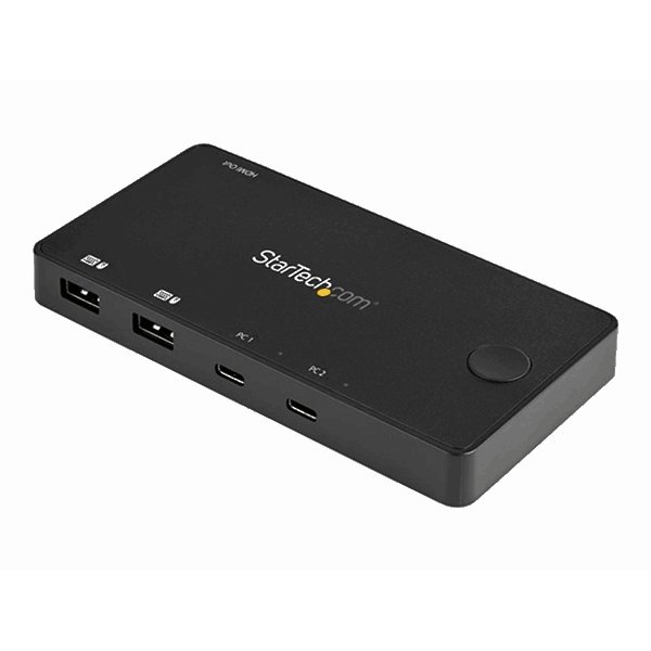 2 Port USB-C Alt-Mode Compact KVM Switch