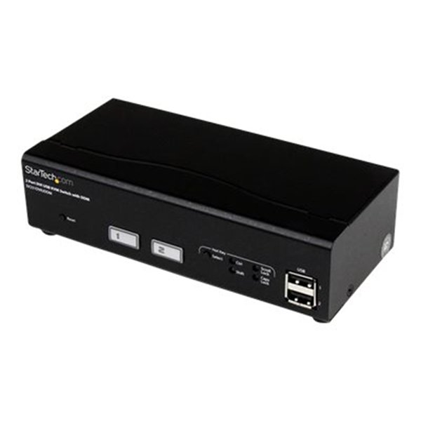 2 Port USB DVI KVM Switch with DDM
