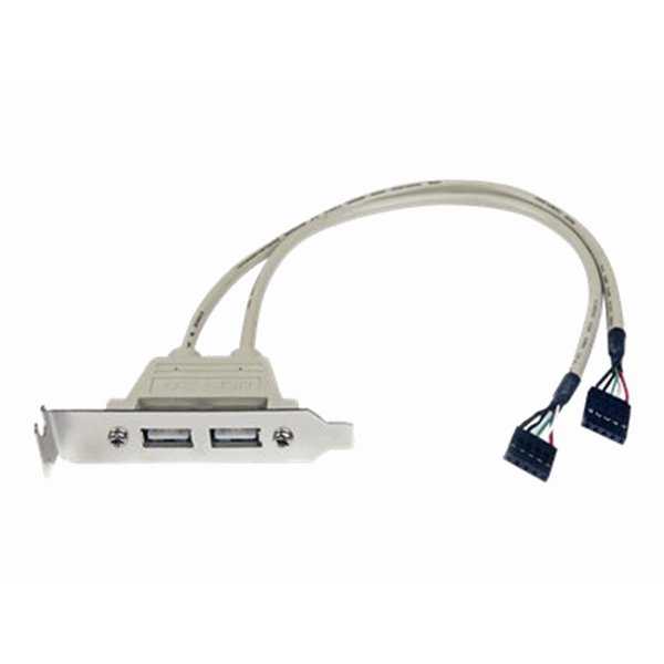 2 Port USB LP Slot Plate Adapter
