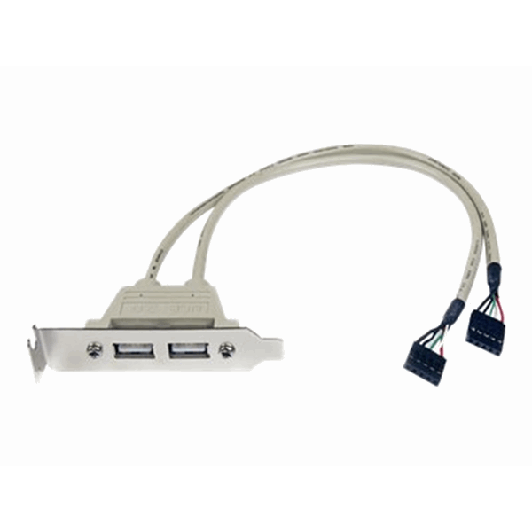 2 Port USB LP Slot Plate Adapter 2 Port USB LP Slot Plate Adapter
