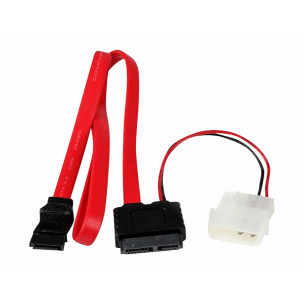 20in Slimline SATA to SATA Cable