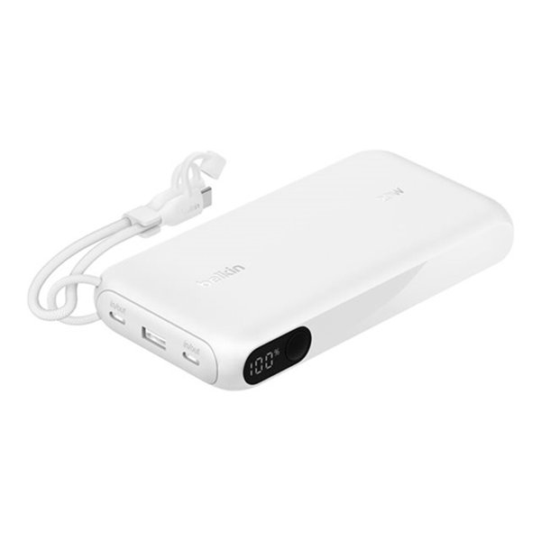 20k PD20W Pwr Bank w Display White