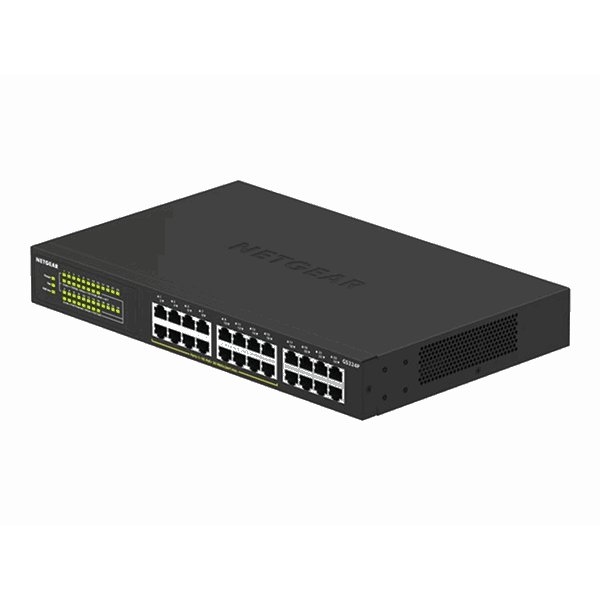 24-Port Gigabit Ethern Unmngd PoE+Swtch