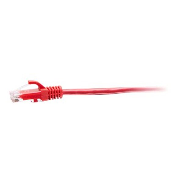 25FT/7.6M CAT6A SLIM PATCH 28AWG RED