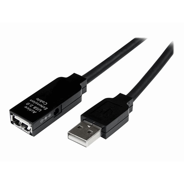 25m USB 2.0 Active Extension Cable - M/F