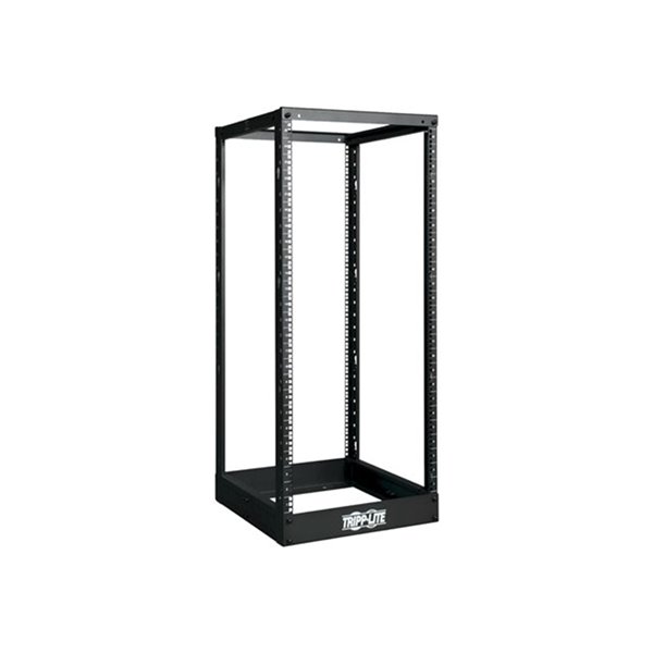 25U SmartRack 4-Post Open Frame Rack Organize and Secure Network Rack Equipment