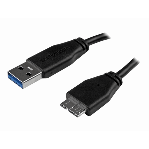 2m 1.8m Slim USB 3.0 Micro B Cable