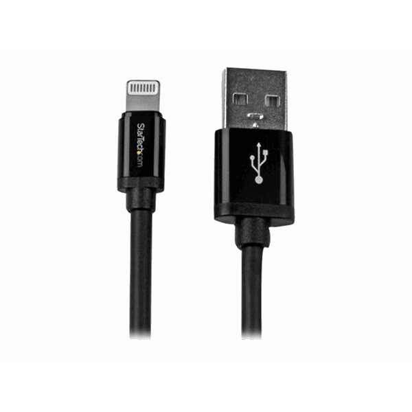 2m Black 8-pin Lightning to USB Cable