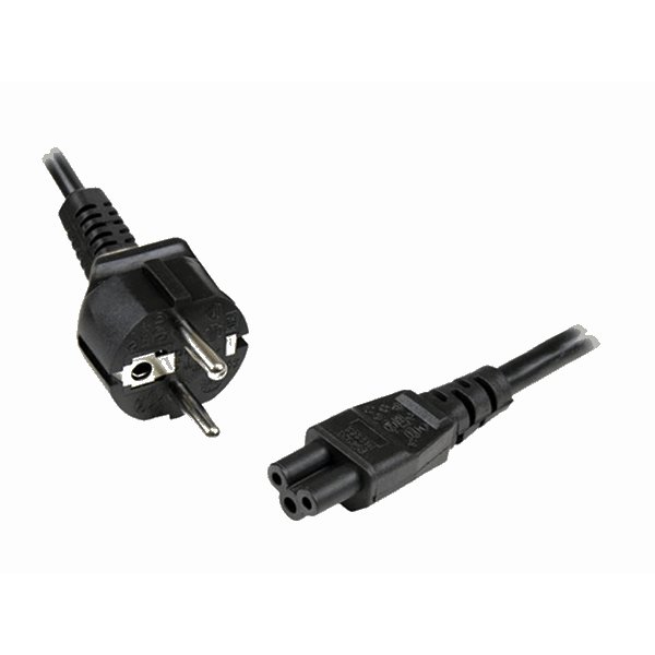 2m C5 Laptop Power Cord - Schuko CEE7