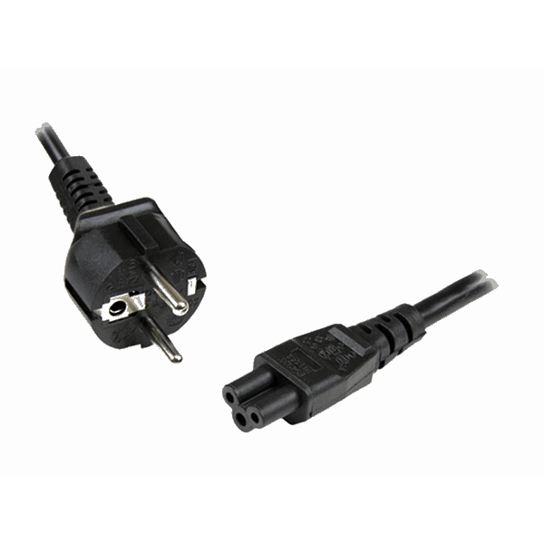2m C5 Laptop Power Cord - Schuko CEE7