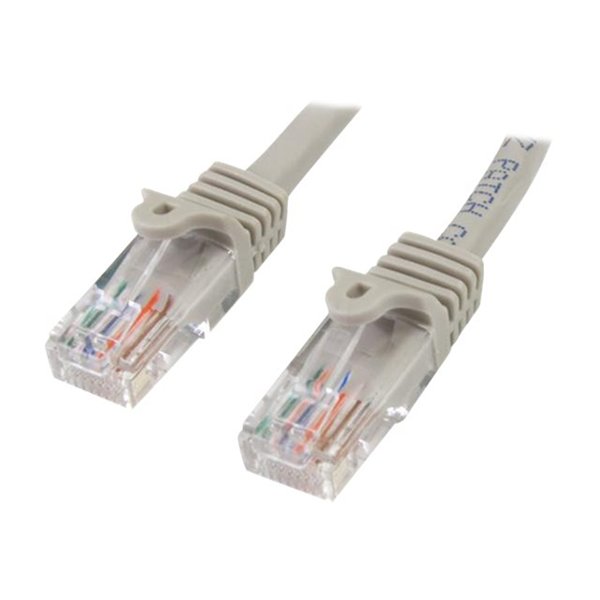 2m Gray Snagless UTP Cat5e Patch Cable