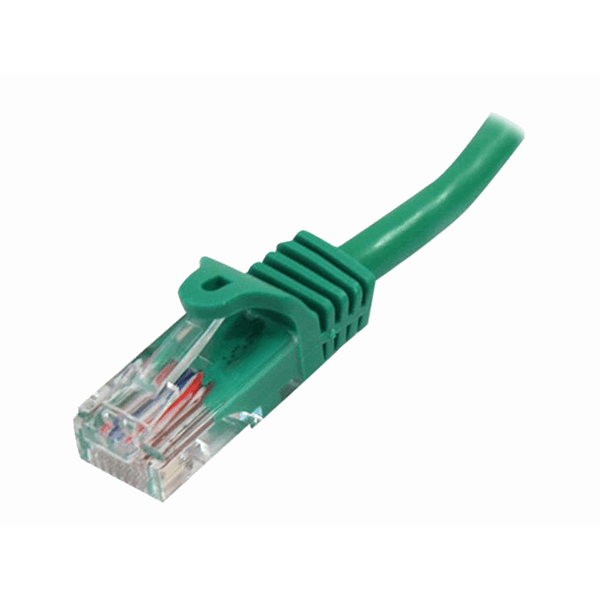 2m Green Snagless UTP Cat5e Patch Cable