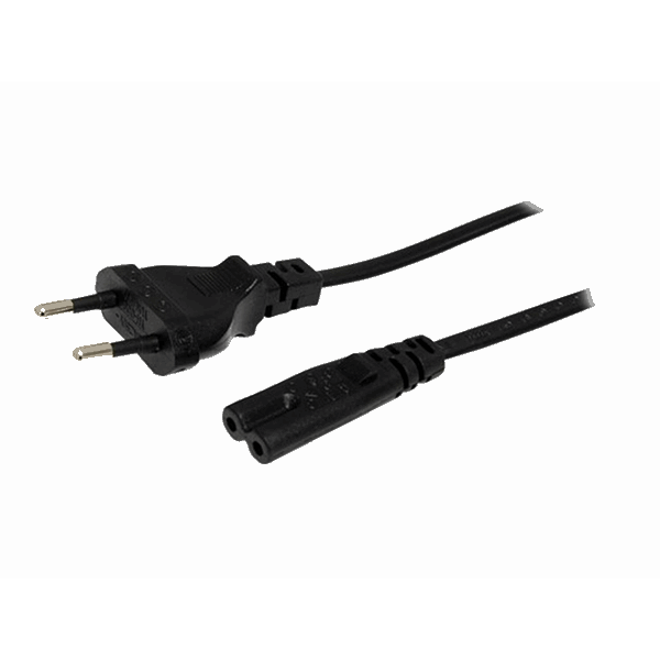 2m Standard Laptop Power Cord - EU to C7