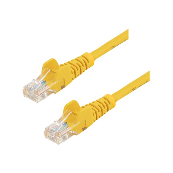 2m Yellow Snagless UTP Cat5e Patch Cable