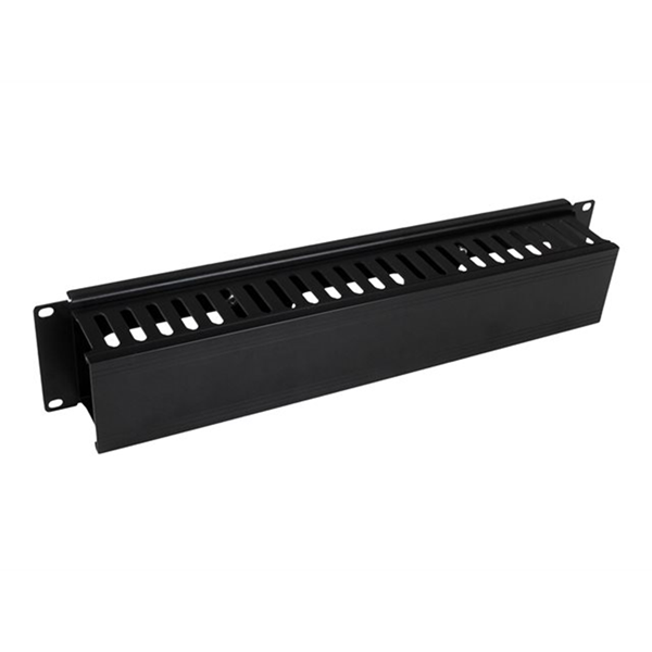 2U Finger Duct Cable Manager w/Cover