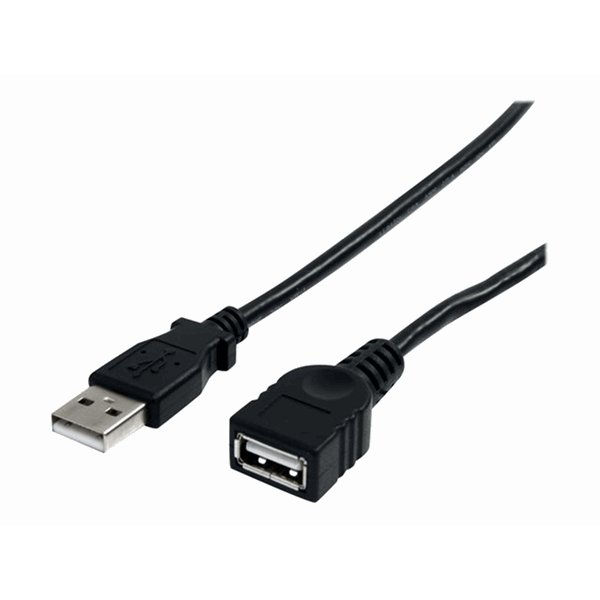 3 ft Black USB Extension Cable A to A