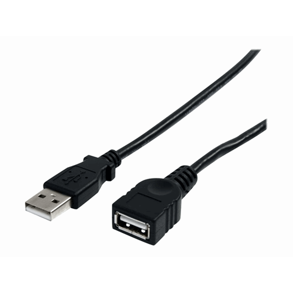 3 ft Black USB Extension Cable A to A