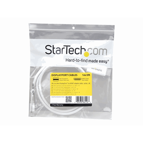 3 ft Mini DisplayPort to HDMI cable