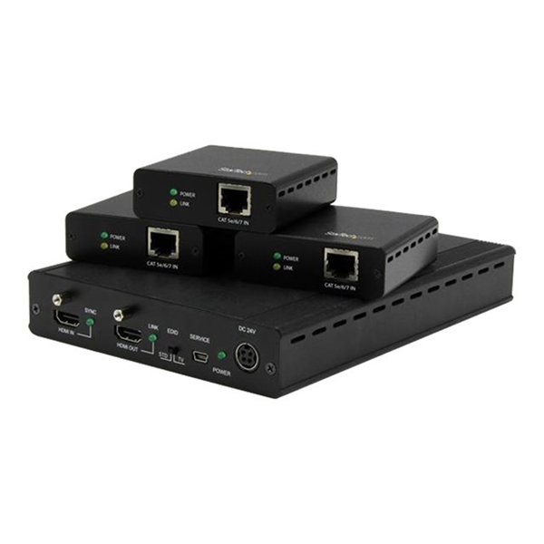 3 Port HDBaseT Extender kit - Up to 4K