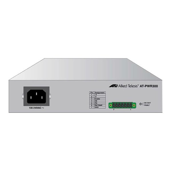 300W AC/DC Hot Swappable Power Supply dedicated for AT-x320 and AT-GS980EM EU Power Cord and designated DC cable are included 300W AC/DC Hot Swappable Power Supply dedicated for AT-x320 and AT-GS980EM EU Power Cord and designated DC cable are included